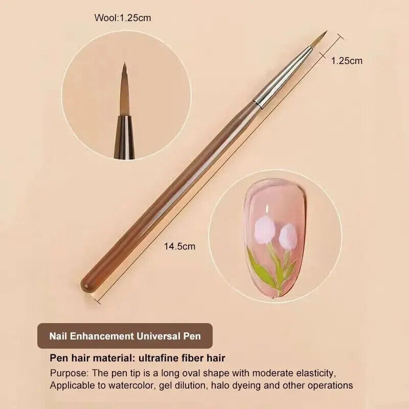 9 x UV GEL NAIL BRUSH SET