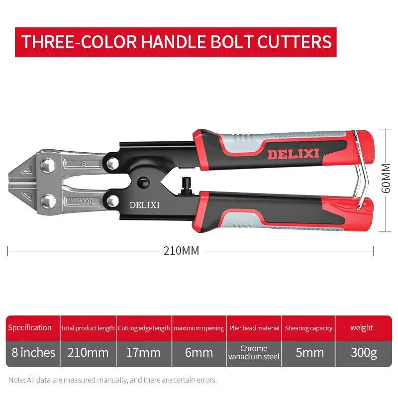 210mm BOLT CUTTERS, BAR CUTTING
