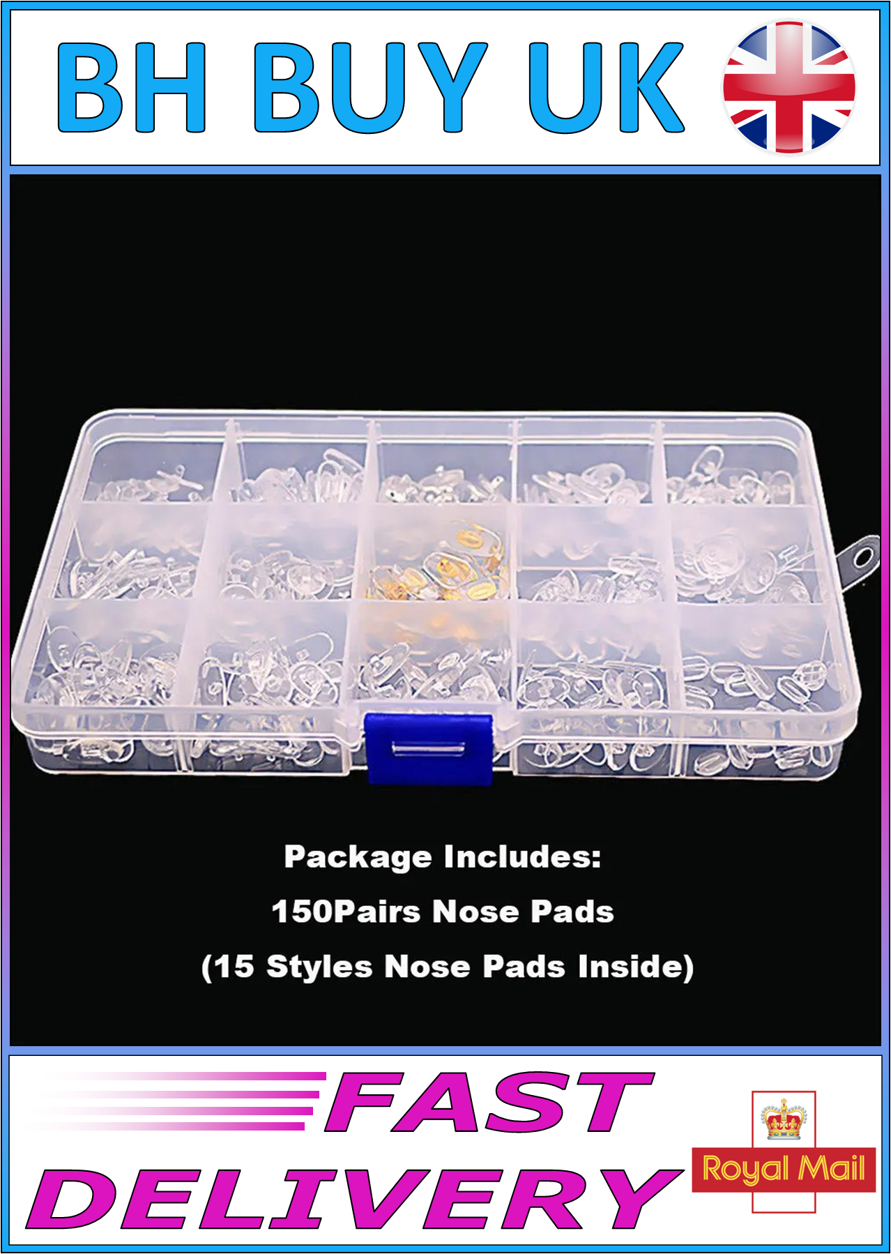 150 x PAIRS GLASSES NOSE PADS