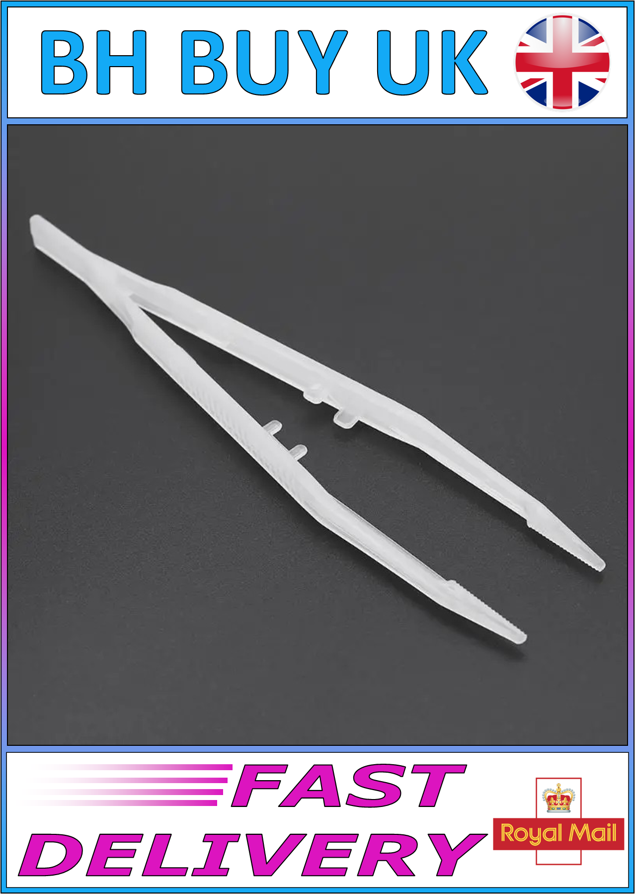 18cm REPTILE FEEDING TWEEZERS