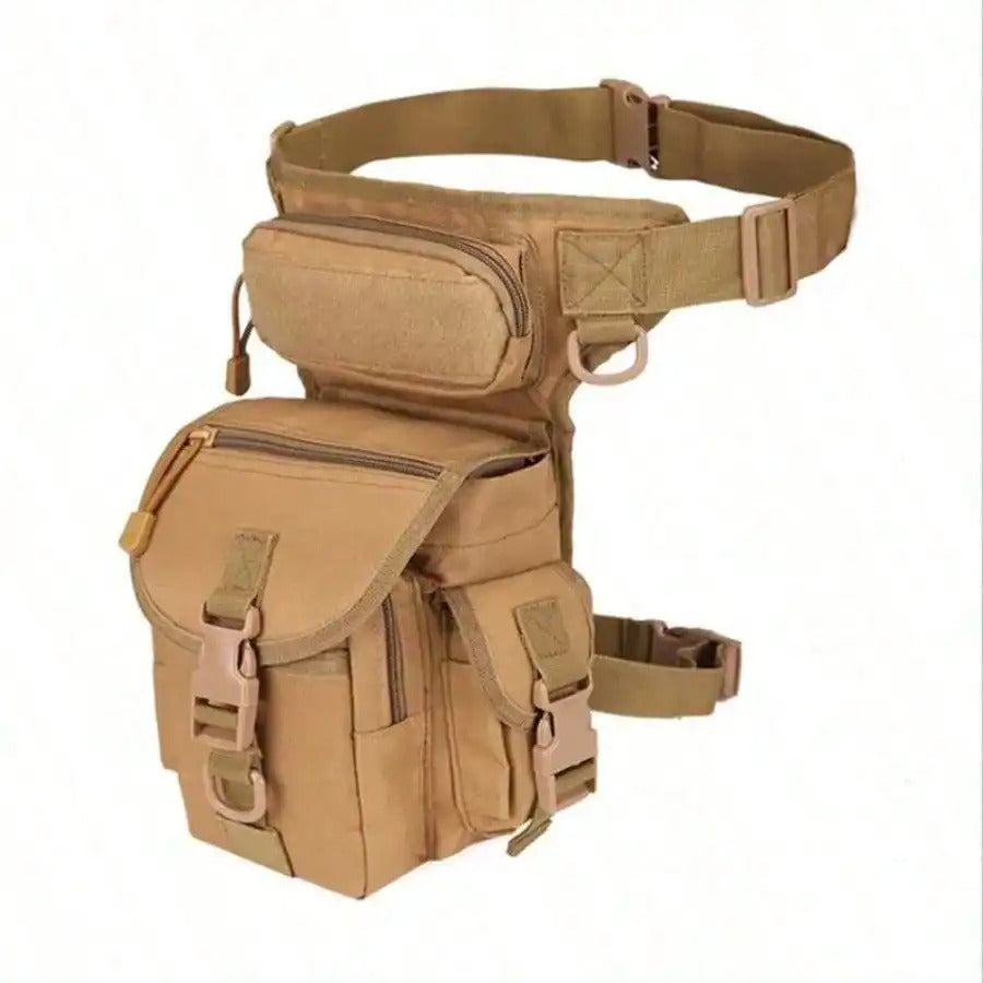 TACTICAL DROP LEG POUCH THIGH BAG, METAL DETECTING