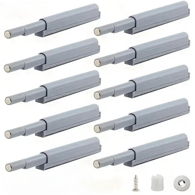 10 x MAGNETIC PUSH TO OPEN CUPBOARD DOOR MECHANISMS