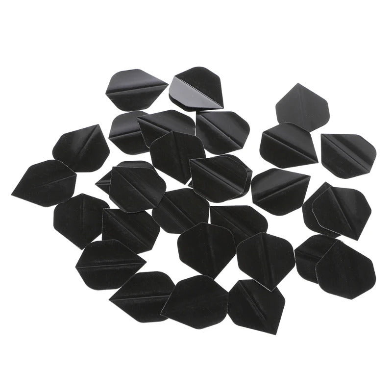 30 x BLACK DARTS FLIGHTS