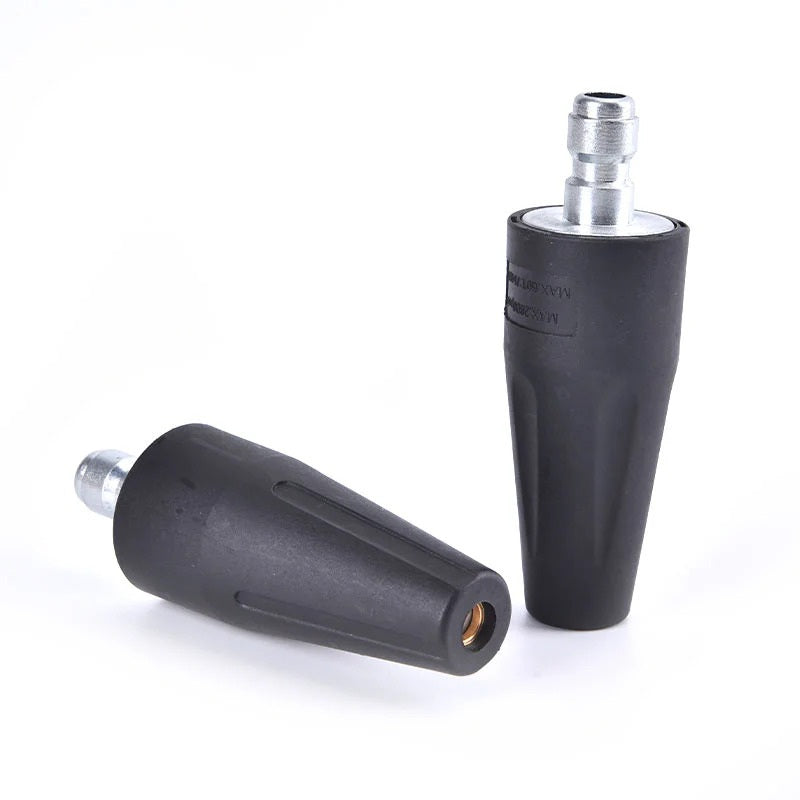 360° ROTATING TURBO PRESSURE WASHER NOZZLE 1/4 QUICK CONNECT 2600 PSI JET CLEANER