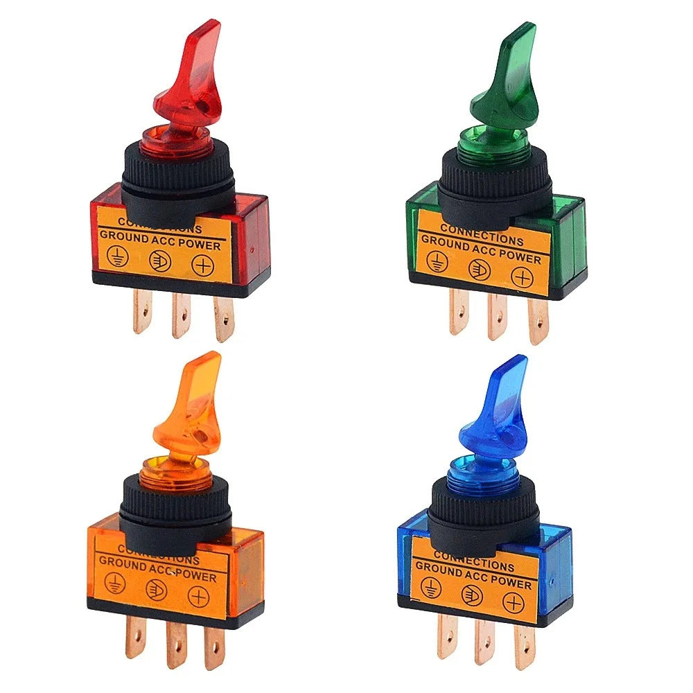 4 x LED TOGGLE SWITCH