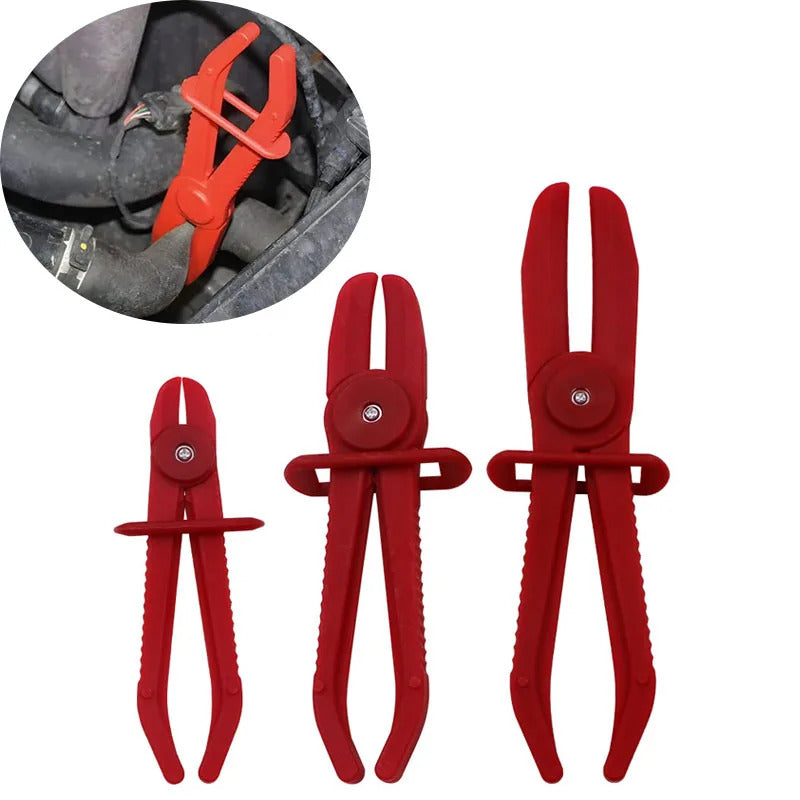 3 x SET OF PLASTIC HOSE CLAMPS LOCKING PLIERS