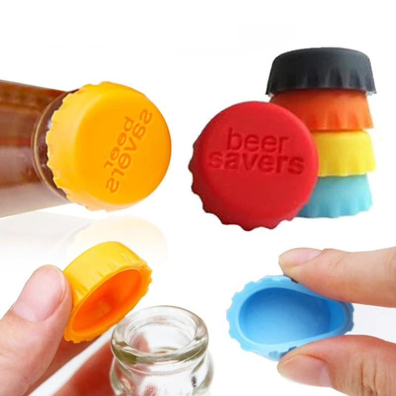 24 x SILICONE BOTTLE CAPS