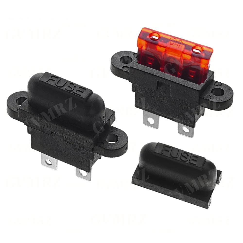5 x WATERPROOF BLADE FUSE HOLDER MIDDLE FUSE AUTO CAR