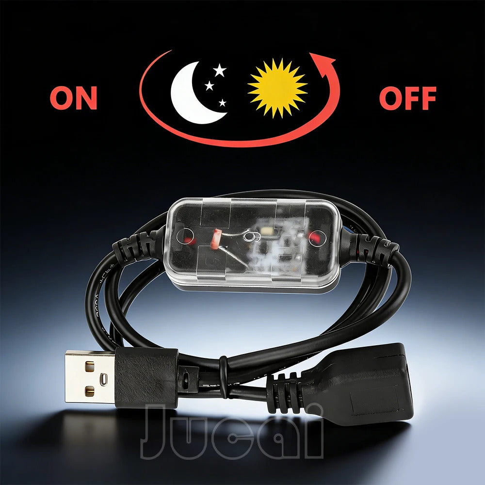 USB LIGHT SENSOR SWITCH ON OFF PHOTOCELL