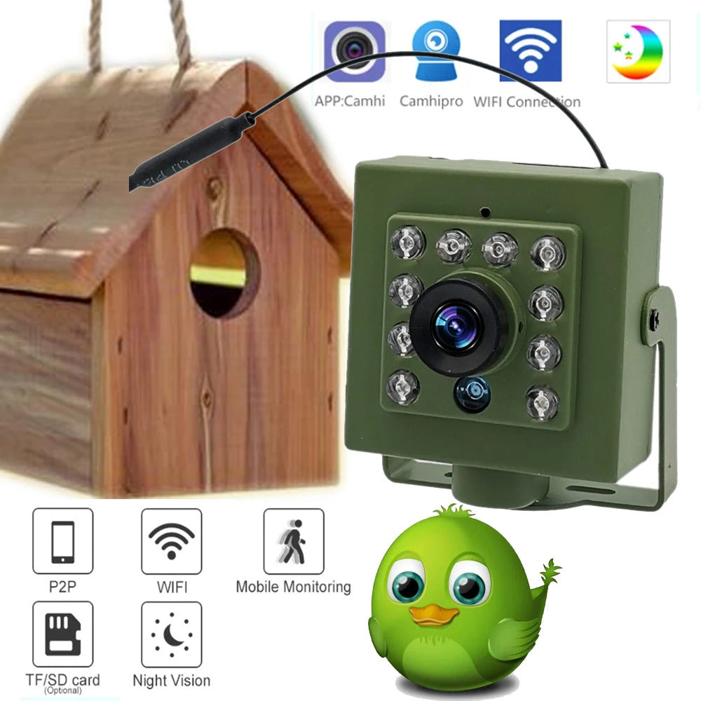 WIFI BIRD BOX CAMERA - NIGHT VISION NATURE CAM