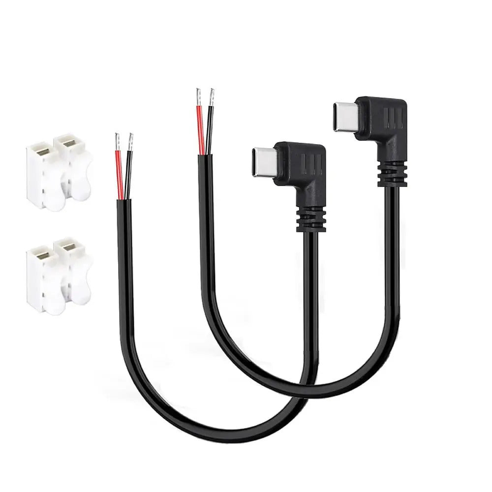 5 x USB TYPE C PRE WIRED 90 DEGREE 2 PIN
