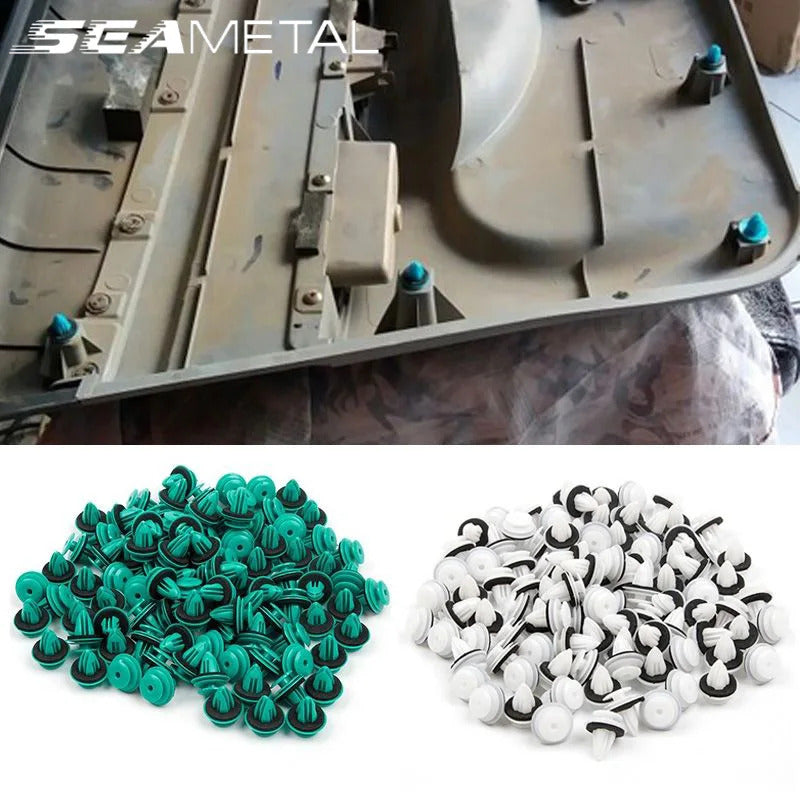100 x CAR TRIM PANEL CLIPS
