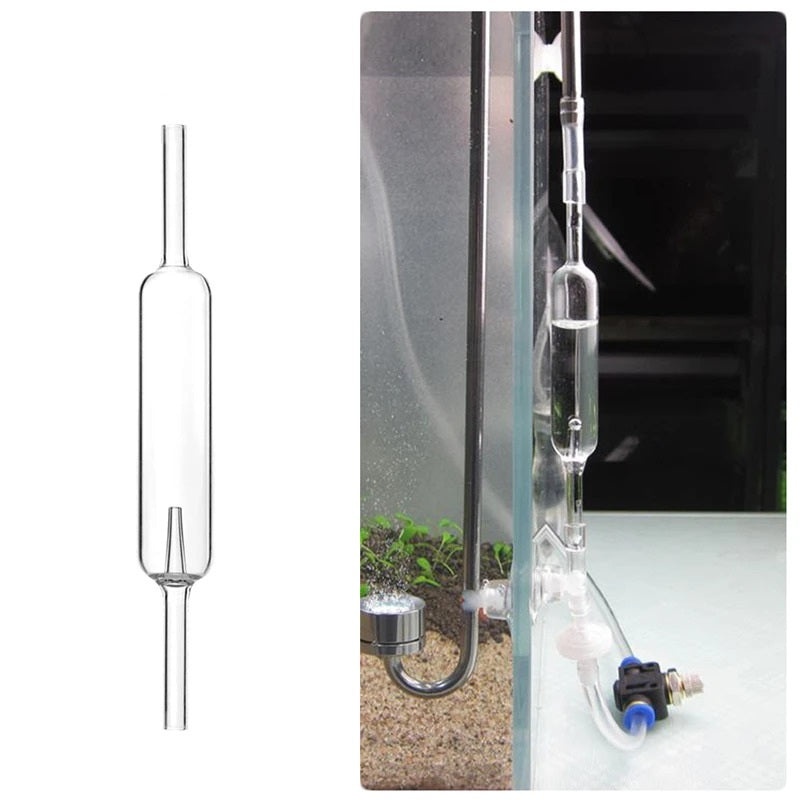AQUARIUM GLASS CO2 BUBBLE COUNTER