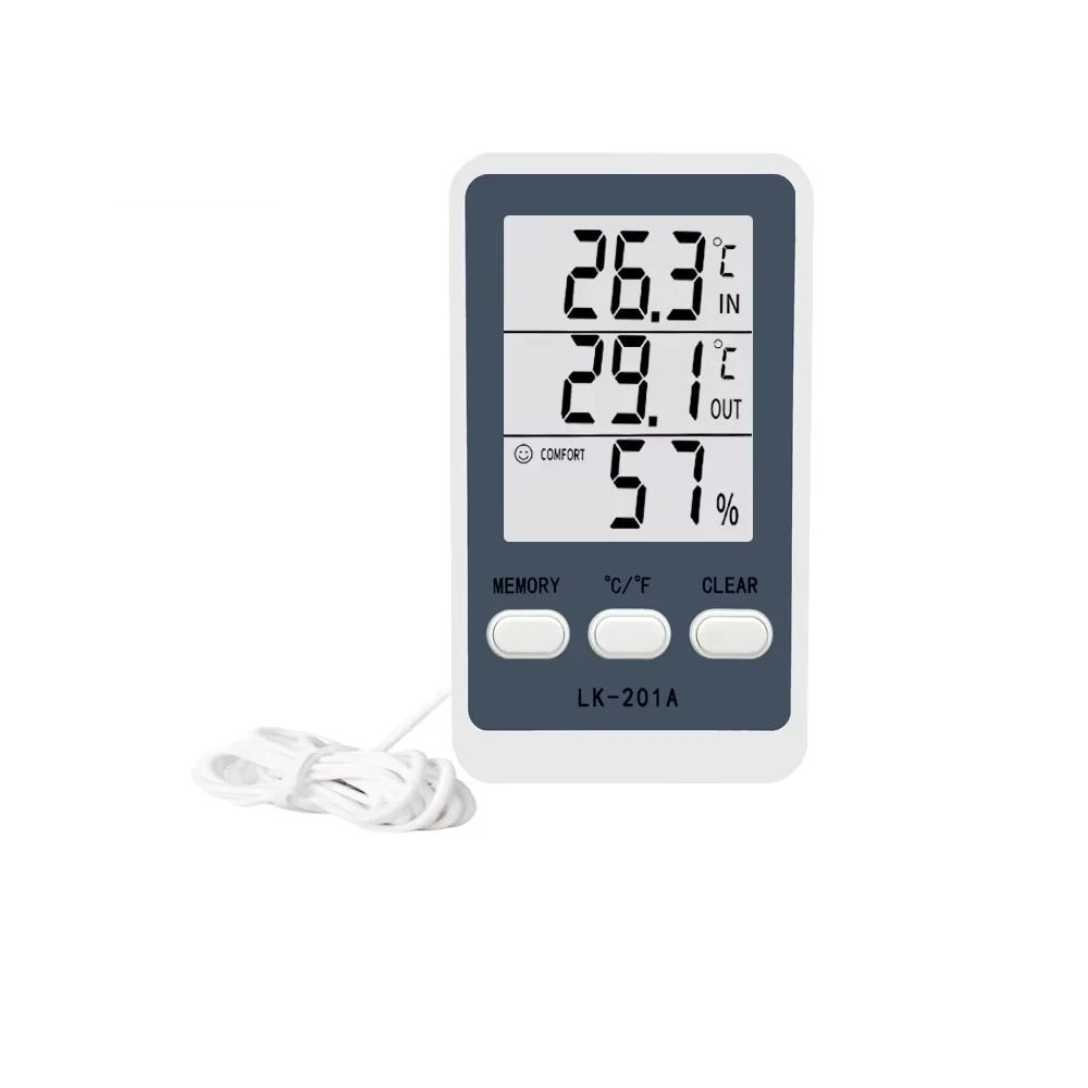 DIGITAL POND / AQUARIUM DUAL TEMPERATURE MONITOR, THERMOMETER. HYGROMETER
