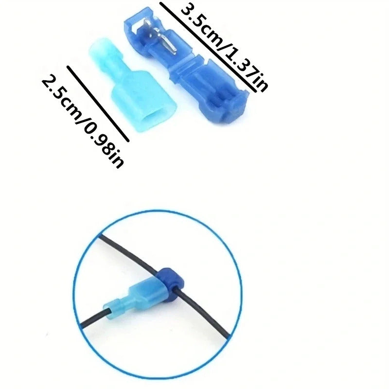 20 PAIRS QUICK CONNECT ELECTRICAL SPLICE & SPADE CONNECTORS