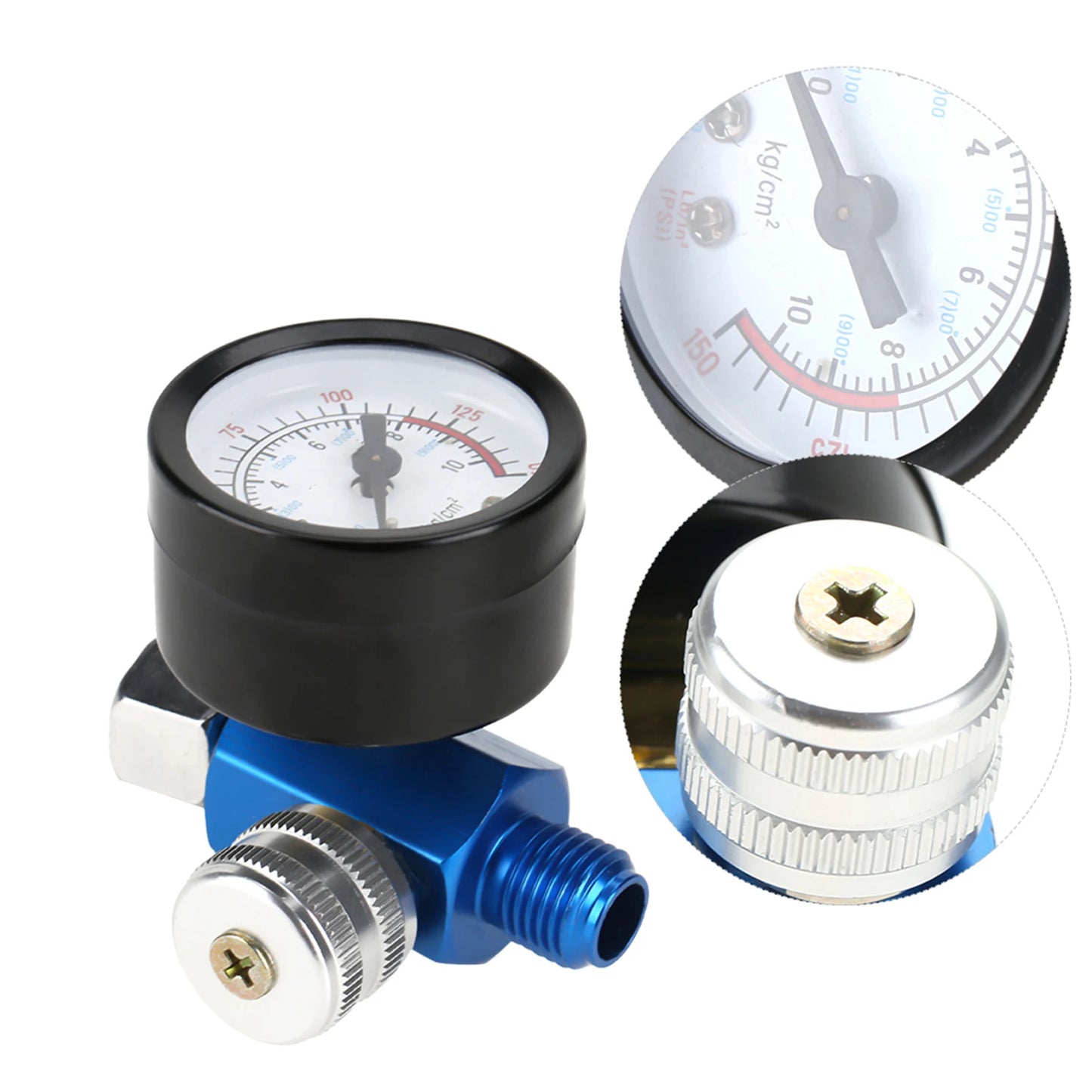 1/4" SPRAY PAINT GUN AIR PRESSURE REGULATOR