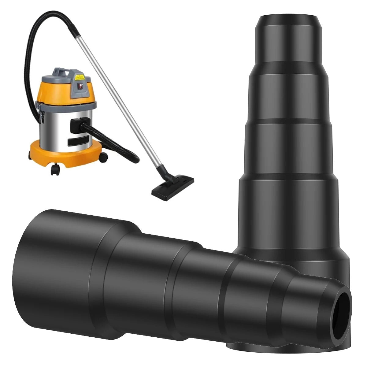 2 x STEPPED VACUUM HOSE ADAPTOR