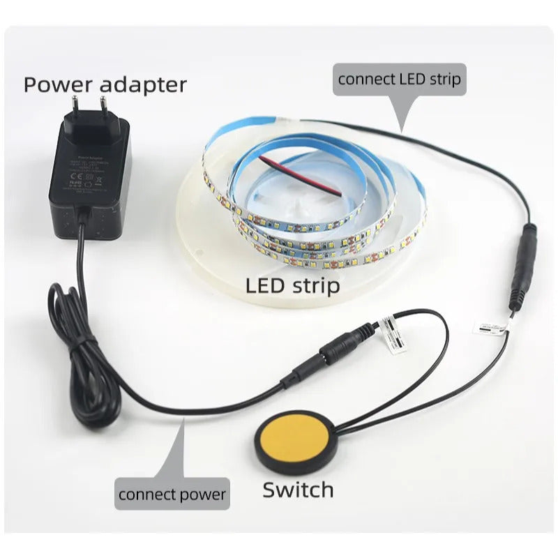 12V / 24V DC HIDDEN DIMMING LIGHT TOUCH SWITCH 5A 60W