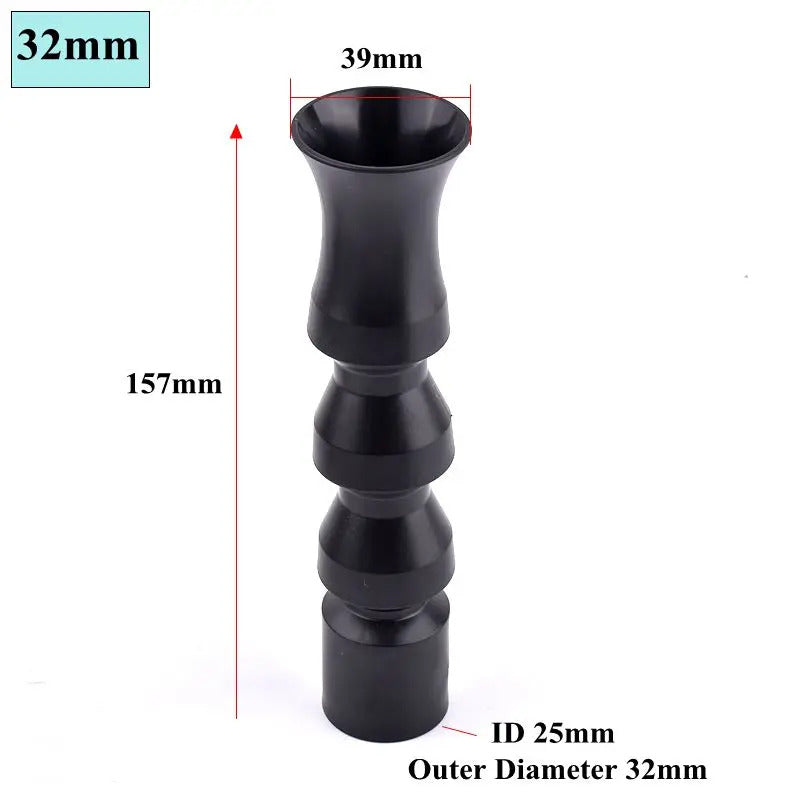 AQUARIUM END RETURN PIPES 20 25 32mm DUCKBILL & ROUND - LONG