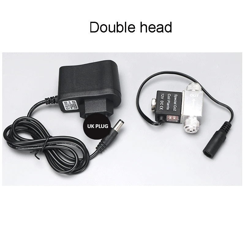 AQUARIUM CO2 SOLENOID VALVE UK PLUG