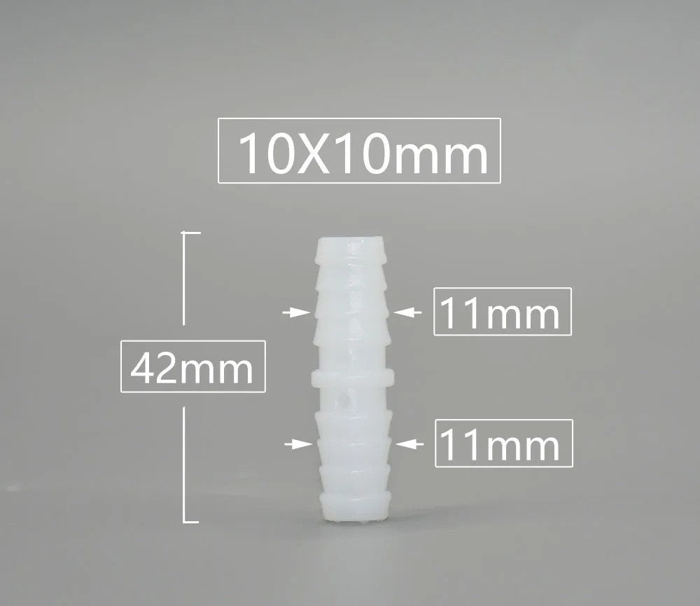 4 6 8 9 10 11 12mm REDUCING BARB CONNECTOR