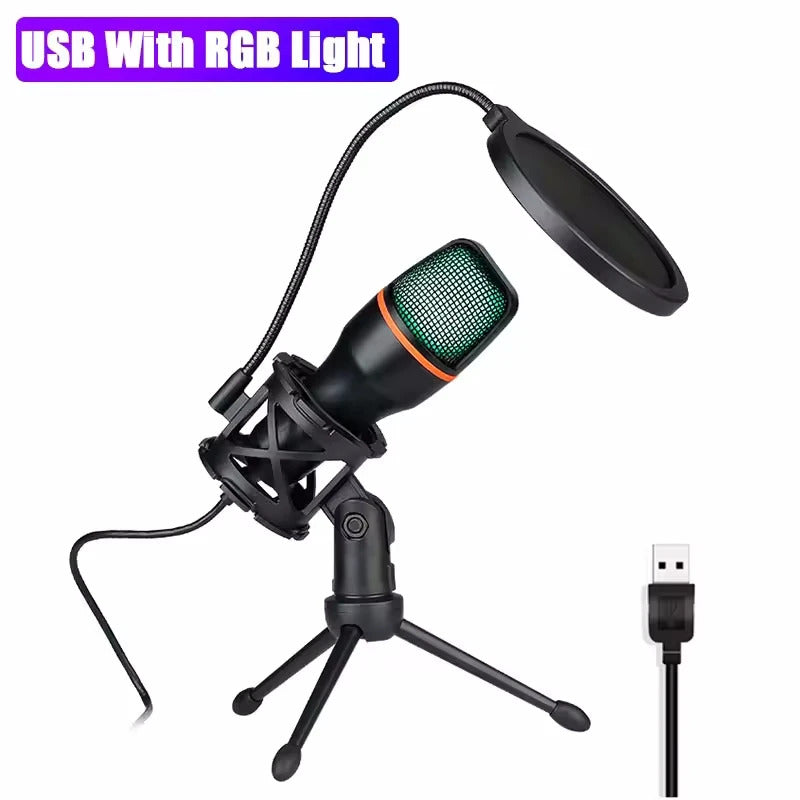 USB STUDIO RGB MICROPHONE