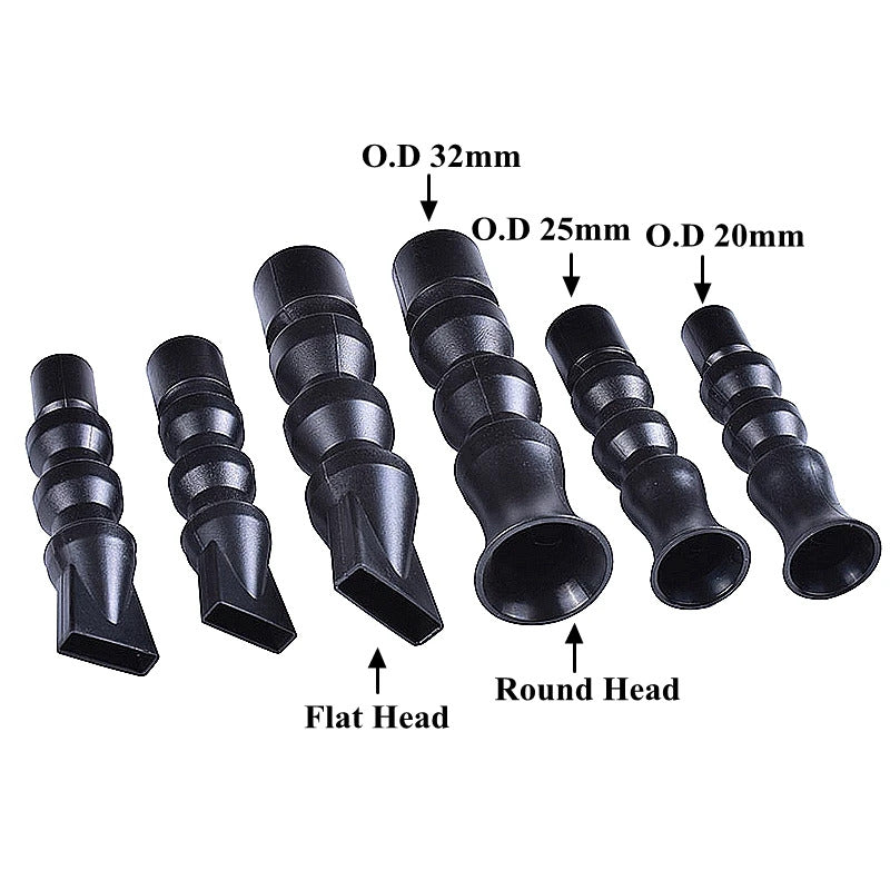 AQUARIUM END RETURN PIPES 20 25 32mm DUCKBILL & ROUND - LONG