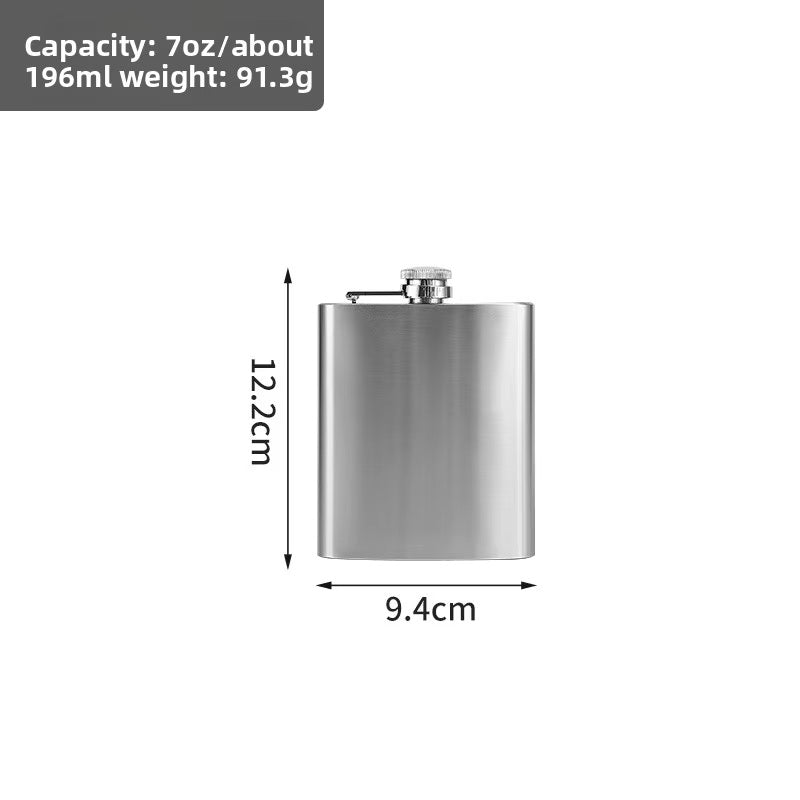 STAINLESS STEEL HIP FLASK 4oz 7oz 10oz
