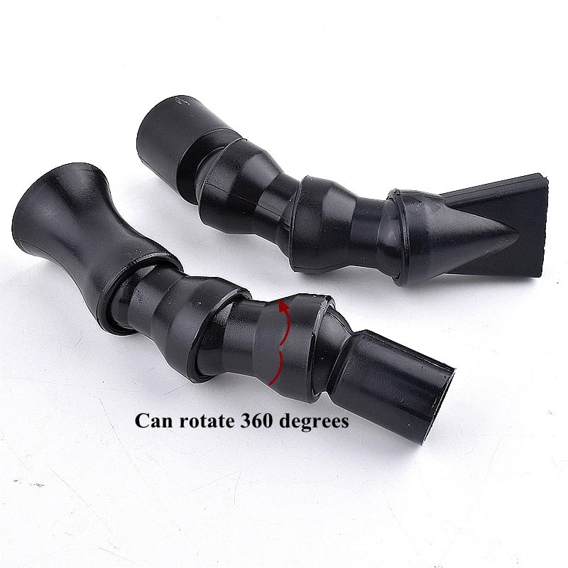 AQUARIUM END RETURN PIPES 20 25 32mm DUCKBILL & ROUND - LONG