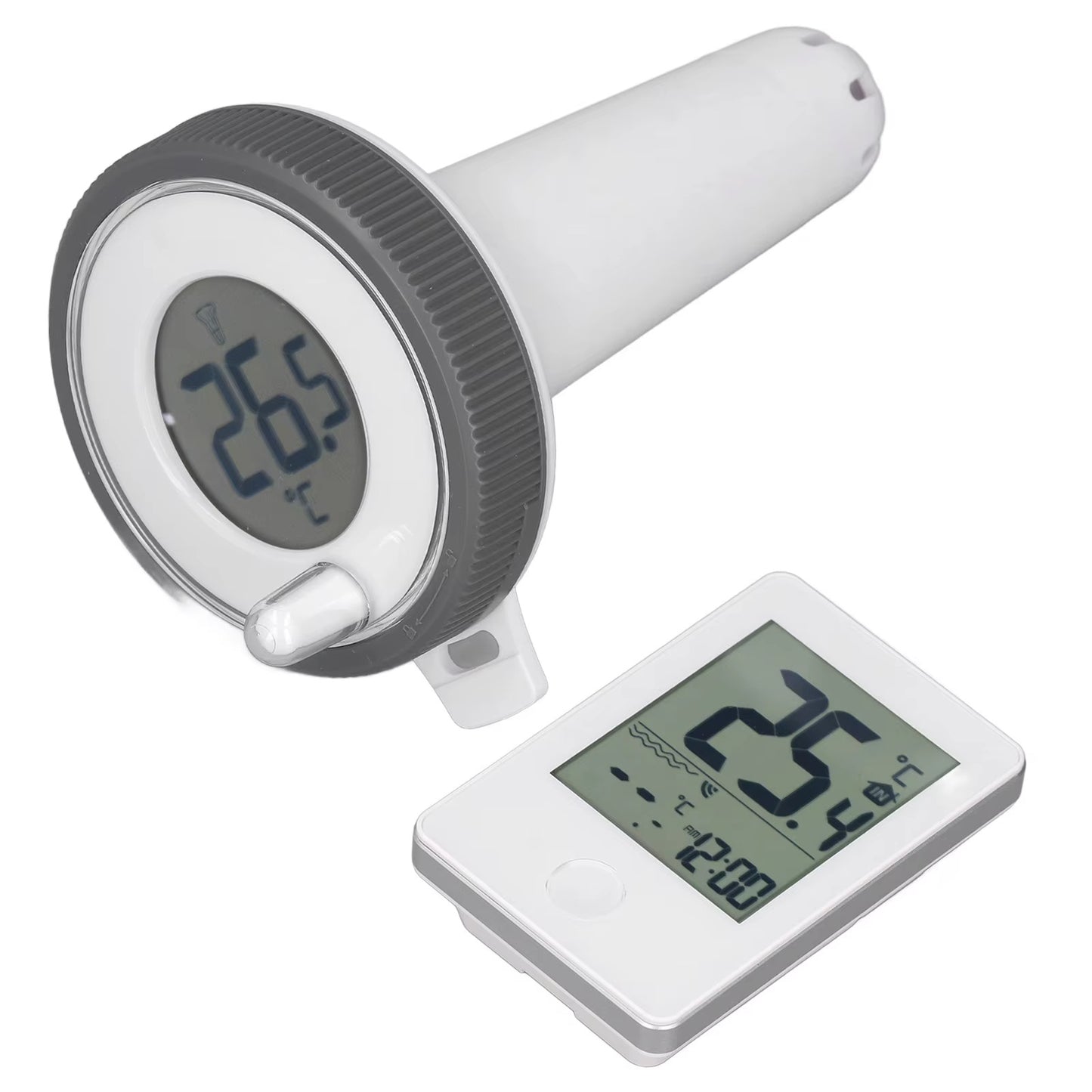 WIRELESS POND THERMOMETER LCD DISPLAY