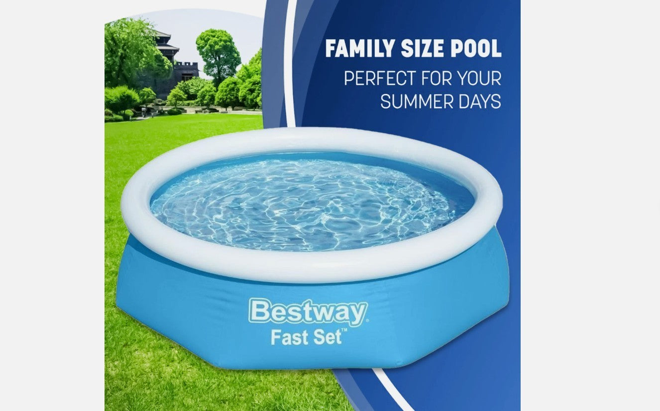 BESTWAY FAST SET POOL 8FT x 26" / 2.44m x 66cm