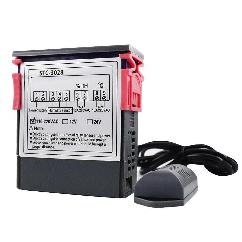 STC-3028 DIGITAL TEMPERATURE & HUMIDITY CONTROLLER