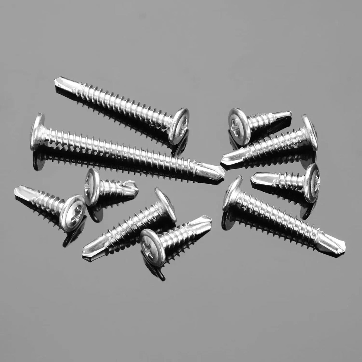 60 x STAINLESS STEEL TRUSS HEAD SELF TAPPING SCREWS