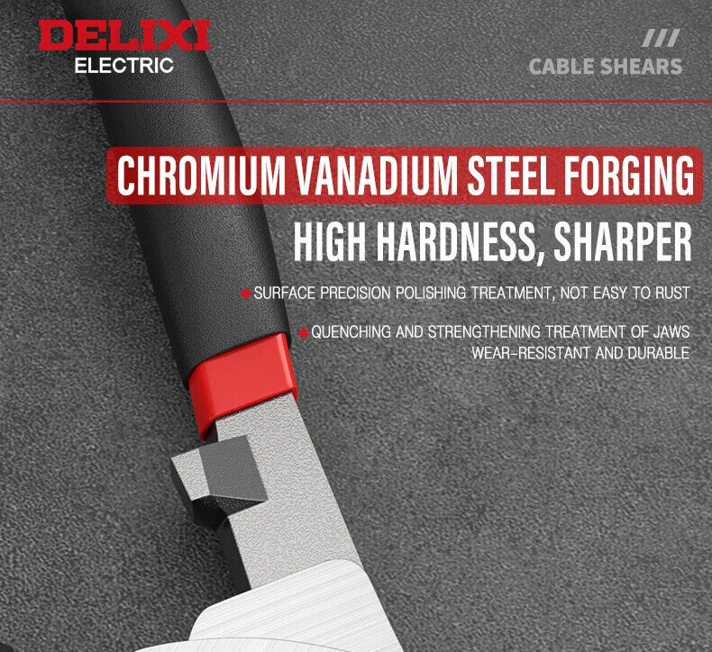 8" INCH CABLE CUTTERS, WIRE STRIPPER PLIERS