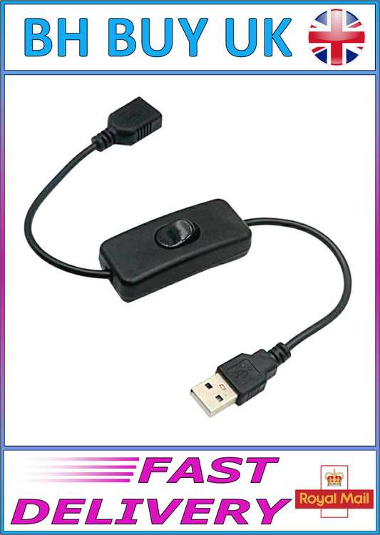 USB INLINE ROCKER SWITCH, ON OFF
