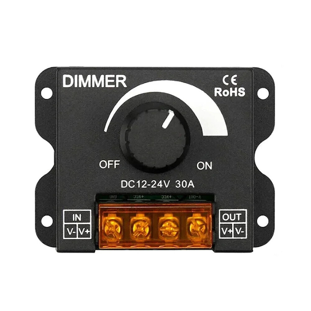30A LED DIMMER SWITCH 12-24V PWM STEPLESS DIGITAL
