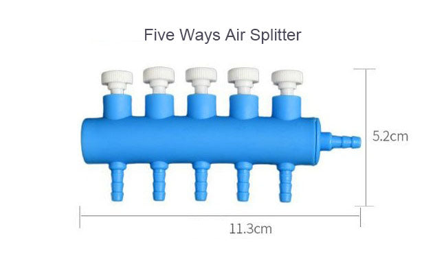 AQUARIUM AIR LINE SPLITTER VALVES 2 3 4 5 6 WAY