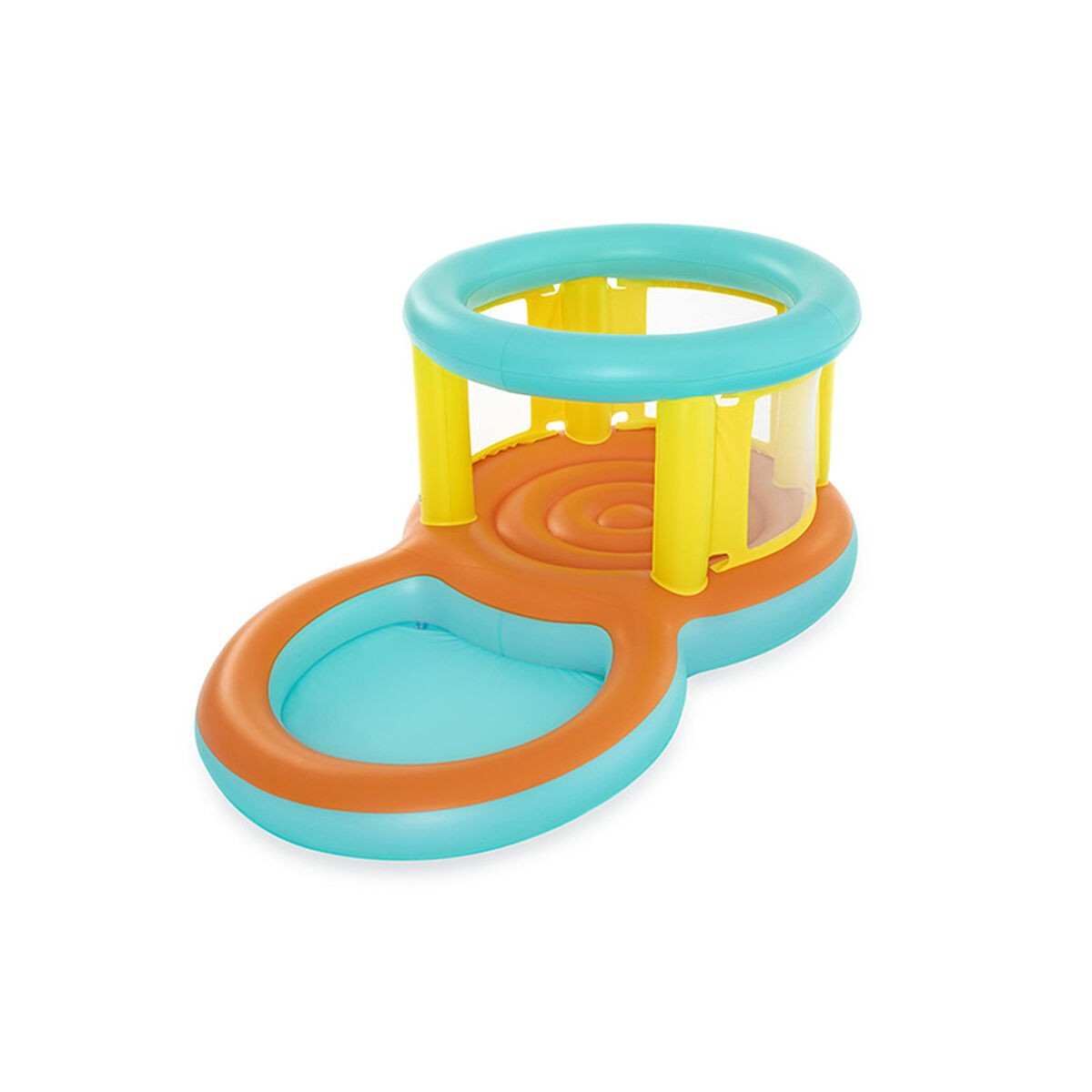 BESTWAY JUMPTOPIA BOUNCER & PADDLING POOL 2.39m x 1.42m x 1.02m PLAY POOL