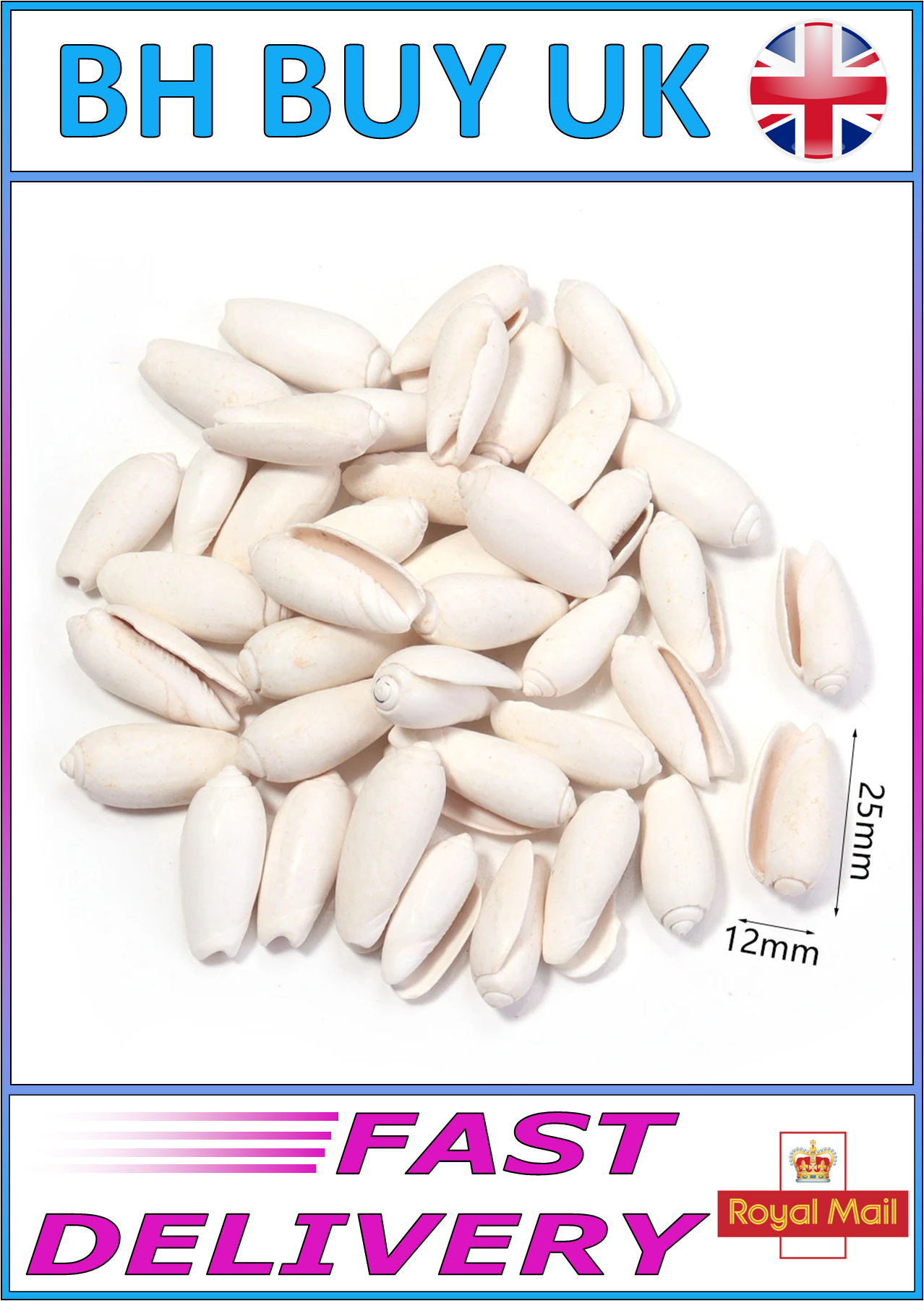 40g AQUARIUM SNAIL SHELLS (ZA06)