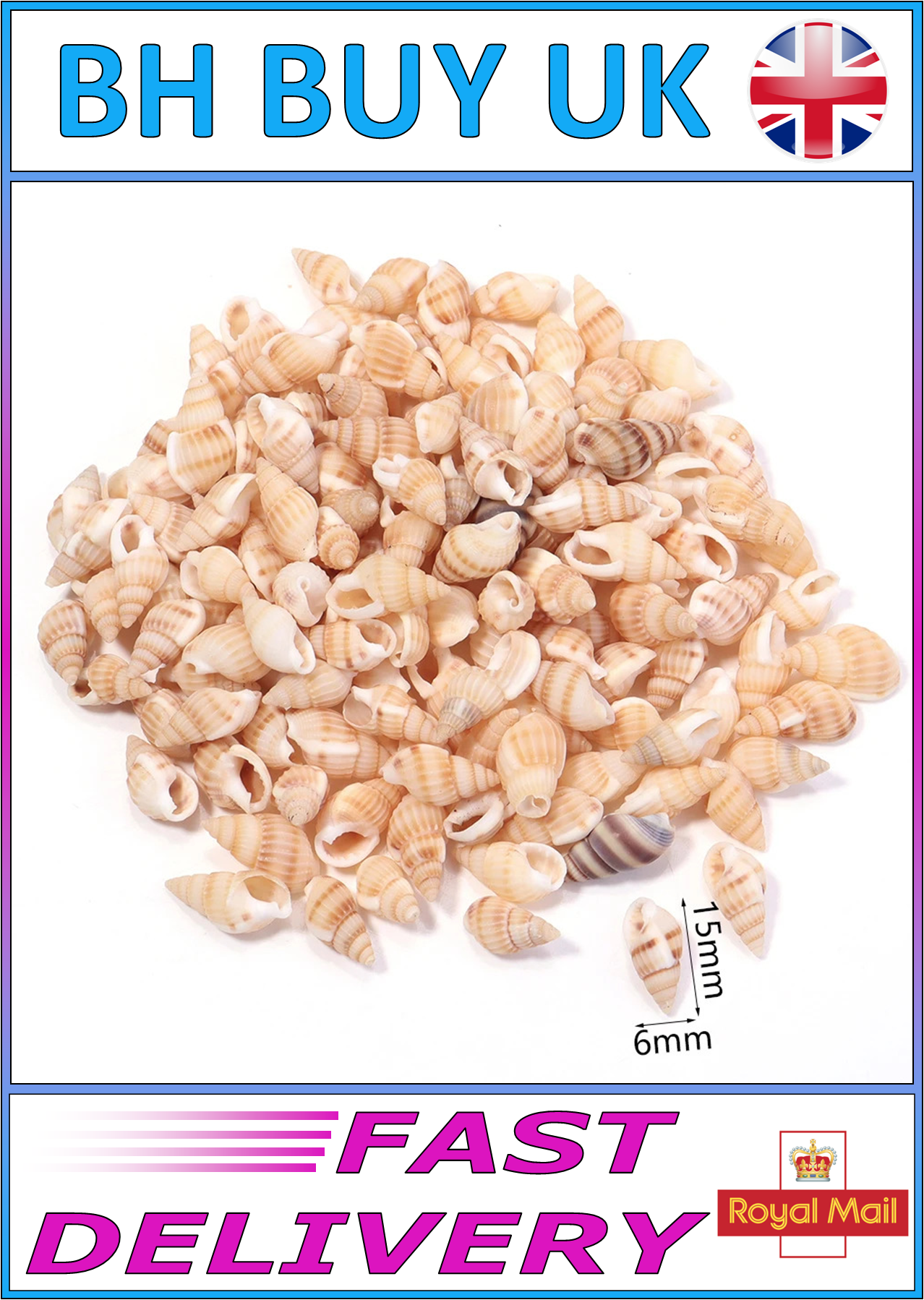 40g AQUARIUM SNAIL SHELLS (ZA11)