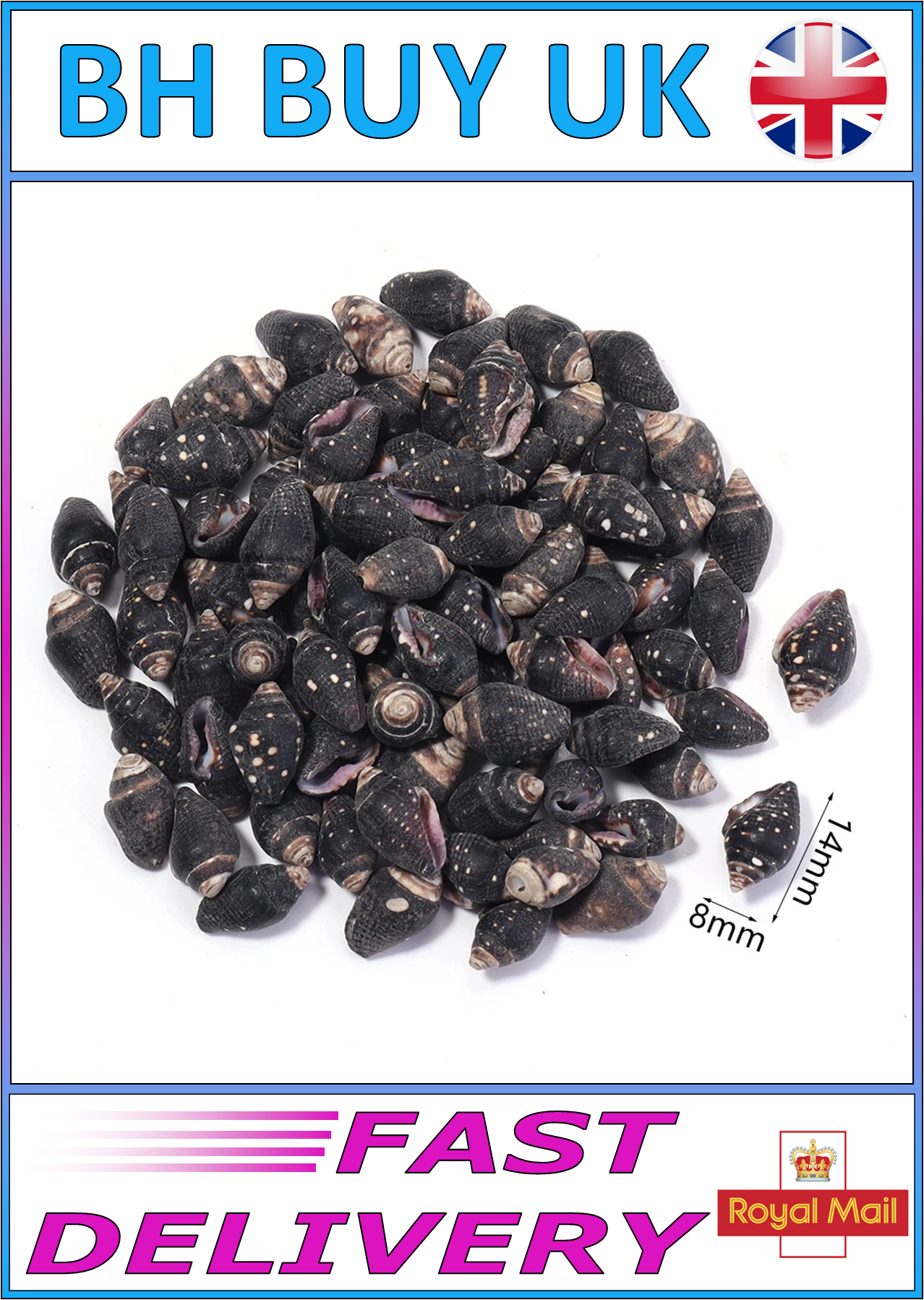 40g AQUARIUM SNAIL SHELLS (ZA12)