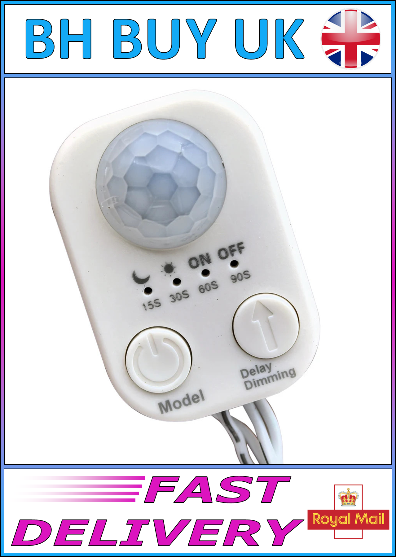 USB / DC CONNECTION PIR SENSOR 5V-24V MOTION LIGHT SWITCH