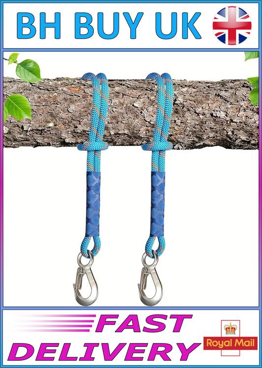 50cm LOOP SWING HANGING ROPE WITH CARABINER