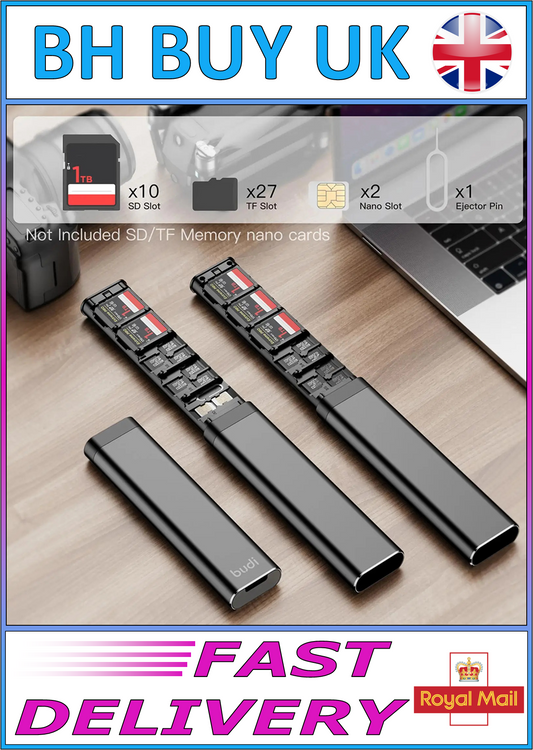 30 SLOT MULTIFUNCTION STORAGE CASE SD CARD NANO SIM & TF
