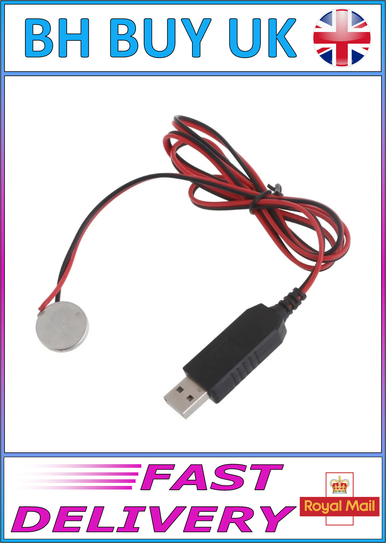 3V CR2032 BATTERY CONVERTER TO USB