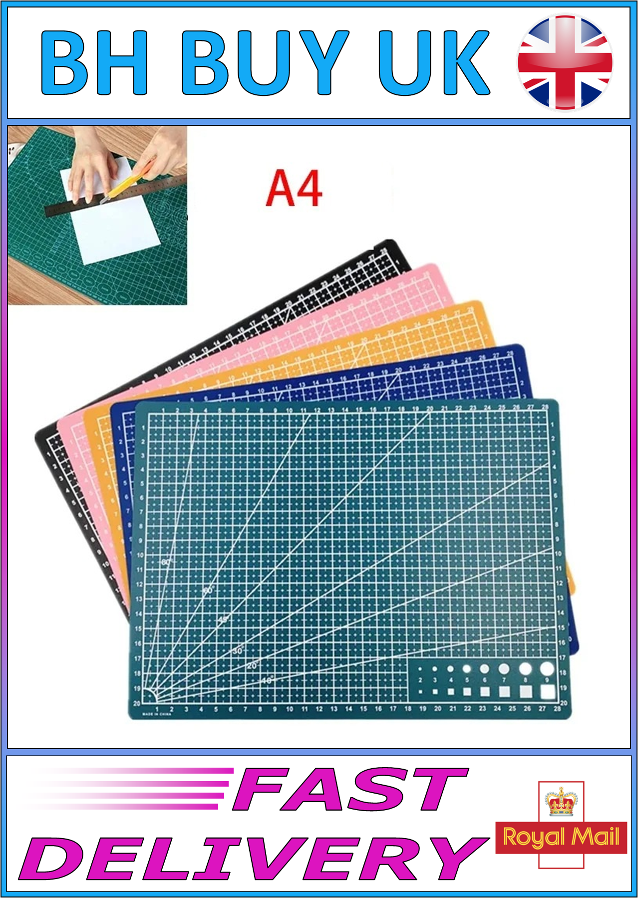 A4 PVC CUTTING MAT
