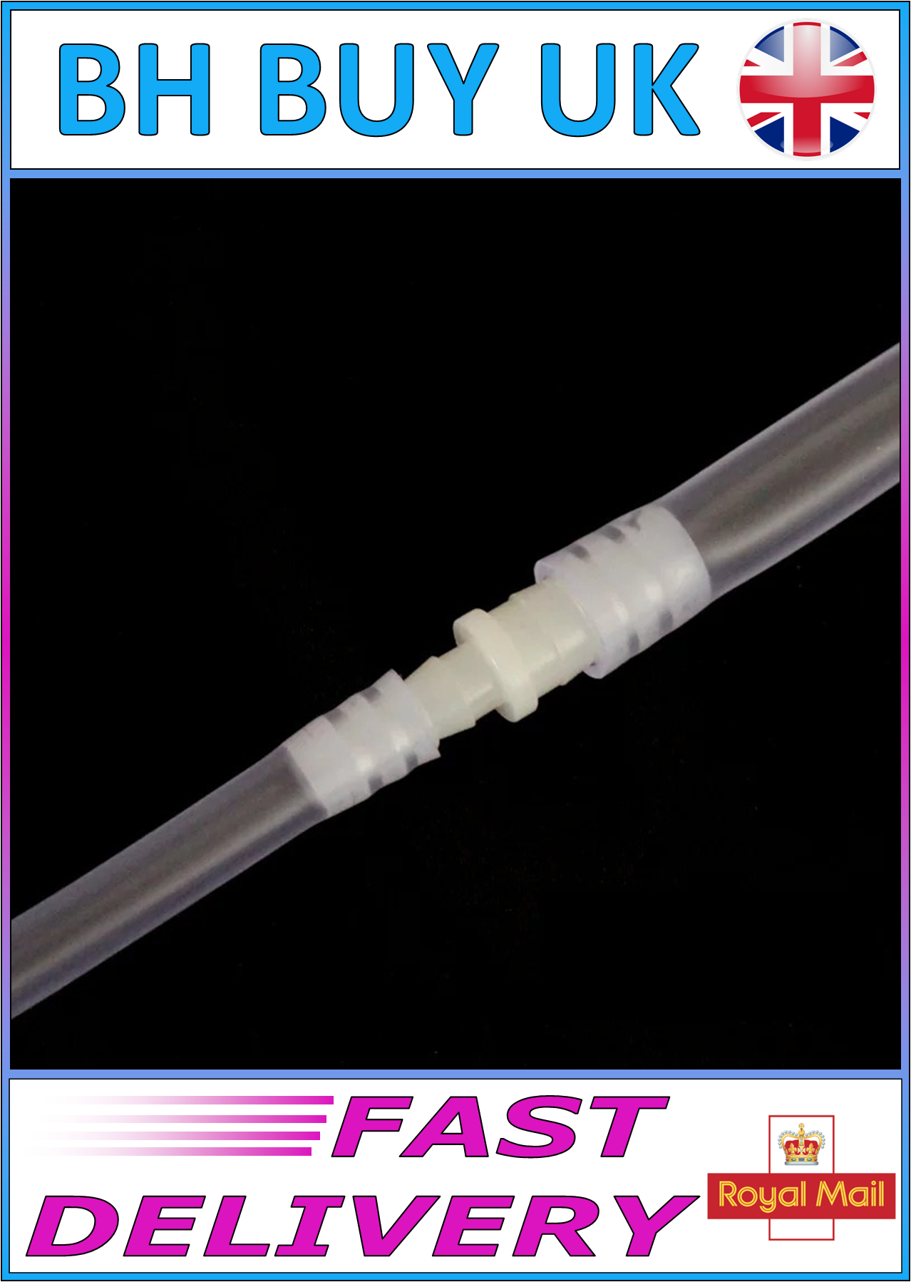 6 8 10 12 16 20 25mm REDUCING BARB CONNECTOR