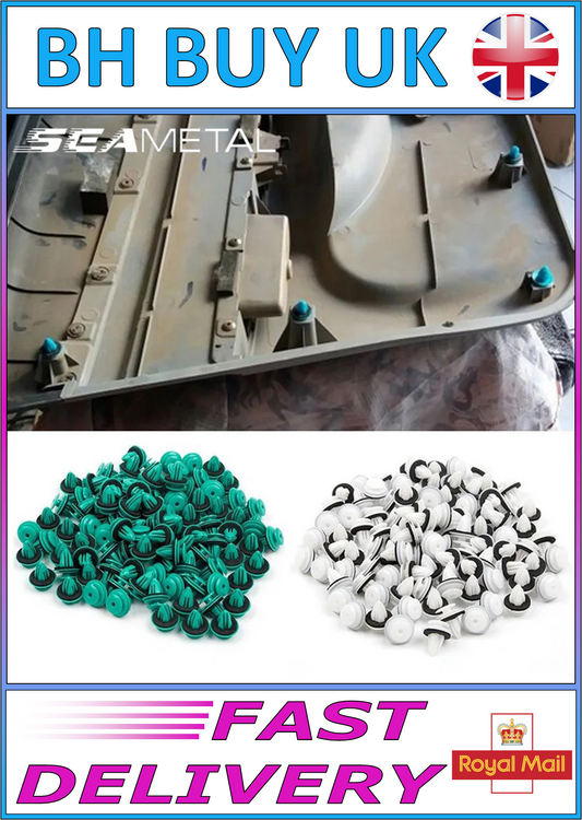 100 x CAR TRIM PANEL CLIPS