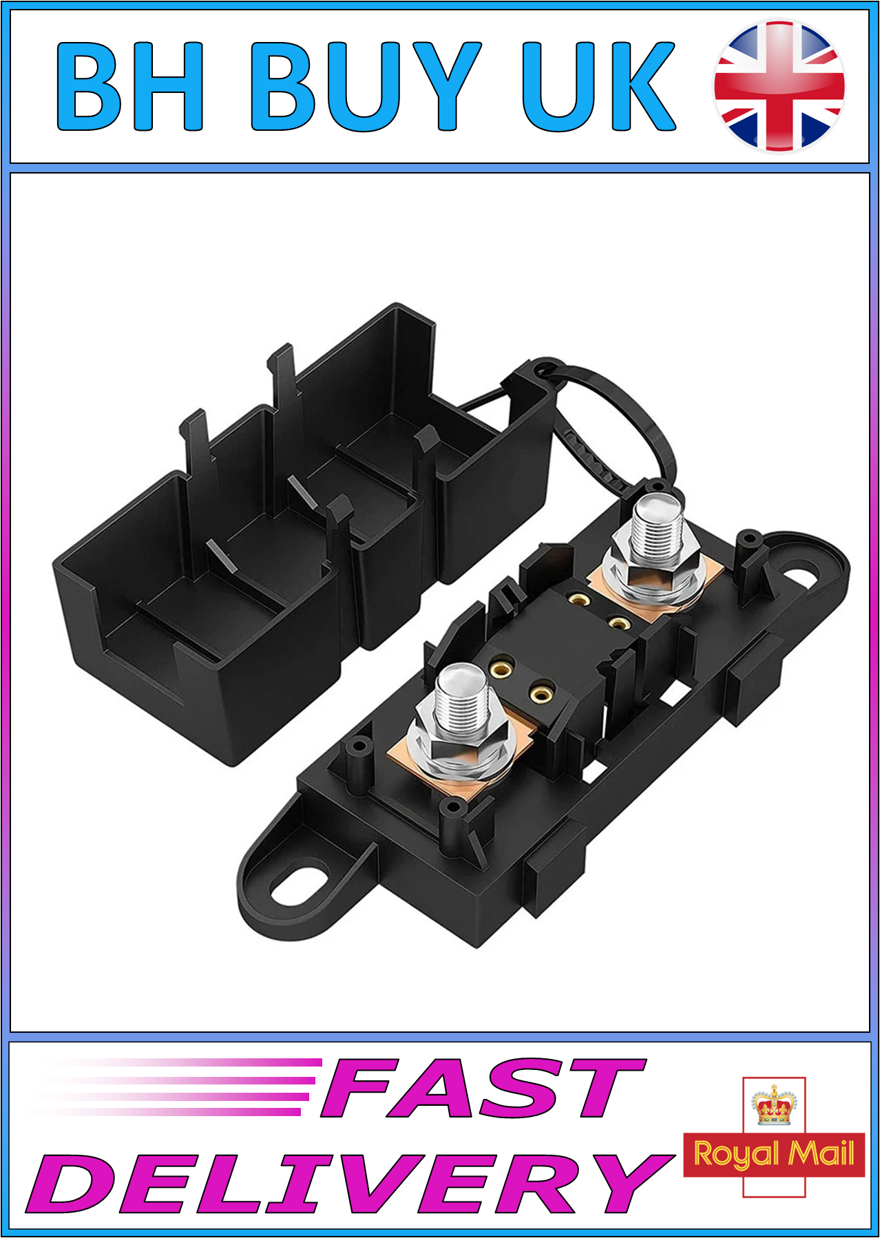 MEGA FUSE BLOCK ANL BOLT ON BLADE FUSE HOLDER 100A 200A 250A