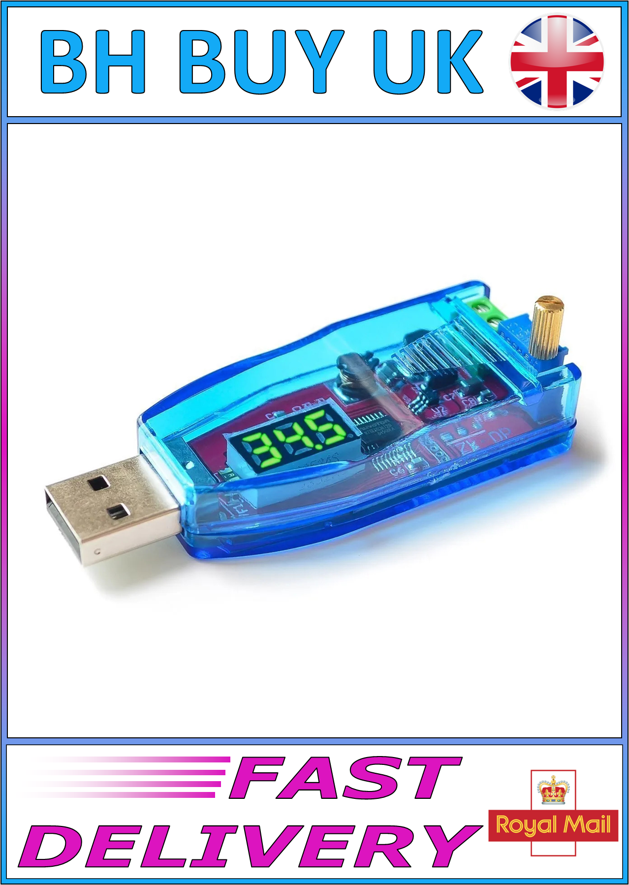 DC - DC 5V STEP UP / DOWN POWER SUPPLY MODULE 3.3V 9V 12V 24V